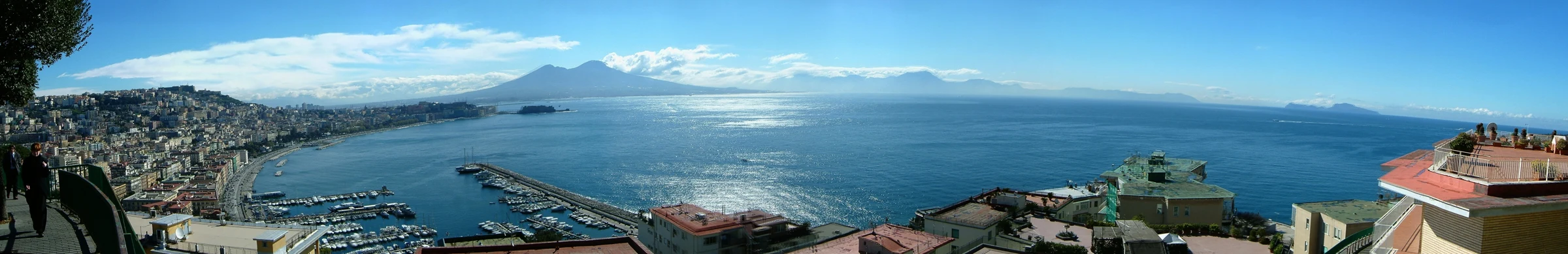 The Bay of Naples with Mount Vesuvius